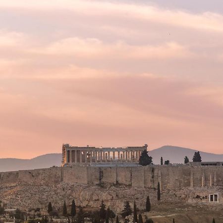 Sunny Penthouse W/ Acropolis View Next To Metro Appartement Athene Buitenkant foto