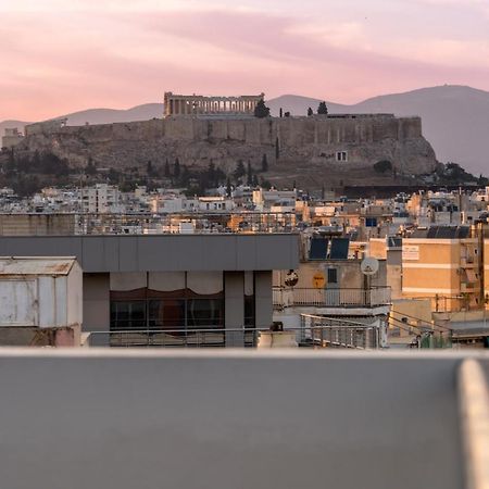 Sunny Penthouse W/ Acropolis View Next To Metro Appartement Athene Buitenkant foto